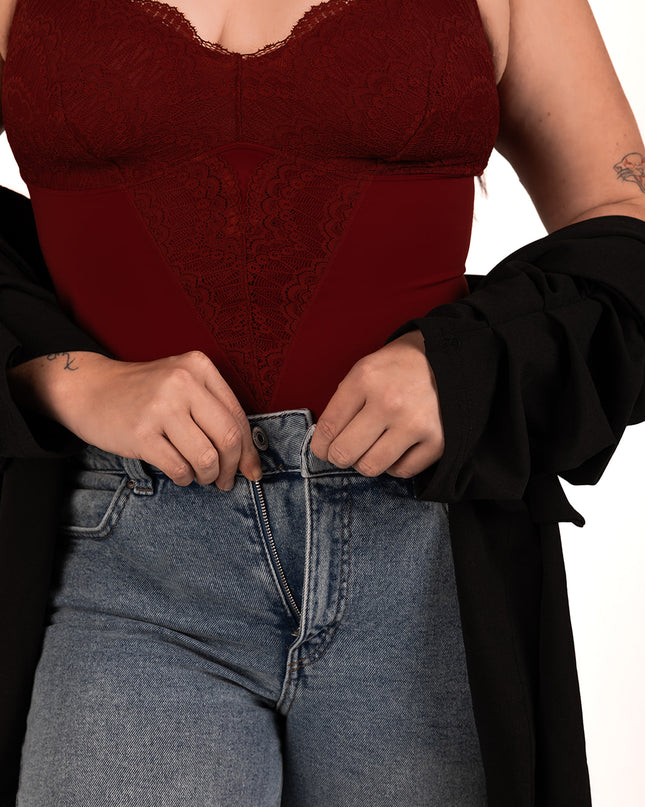 Midnight Lace Shaping Bodysuit
