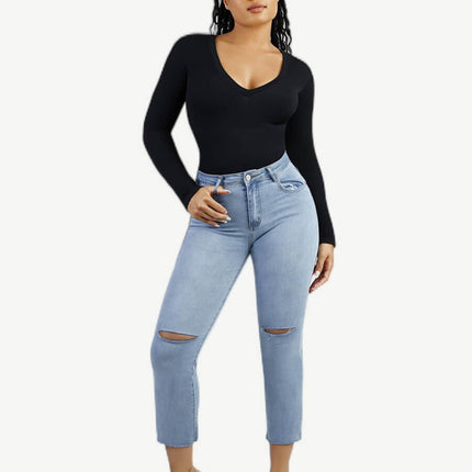 Long Sleeve Shaper Bodysuit
