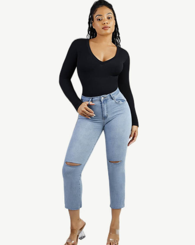 Long Sleeve Shaper Bodysuit