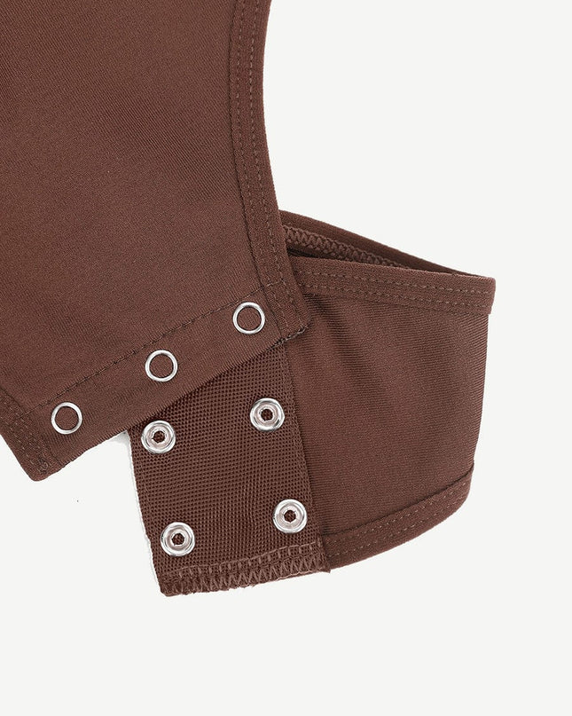 Square Neck Sleeved Bodysuit