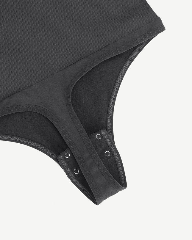Square Neck Sleeved Bodysuit